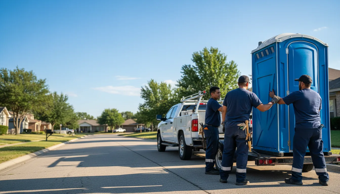 Portable Toilet Rental in Bluffton, AR near me